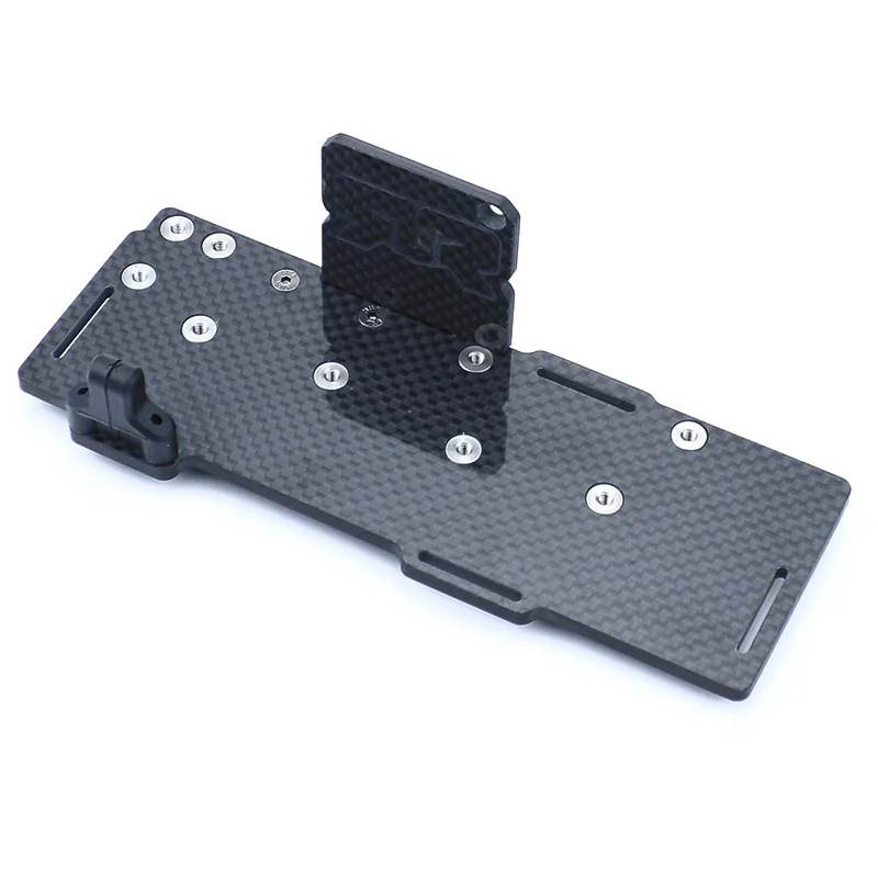 คาร์บอนไฟเบอร์แบตเตอรี่ชุดถาดแบตเตอรี่กล่องสําหรับ 1/8 ARRMA TYPHON KRATON MOJAVE NOTORIOUS รถบรรทุกอะไหล่อัพเกรด