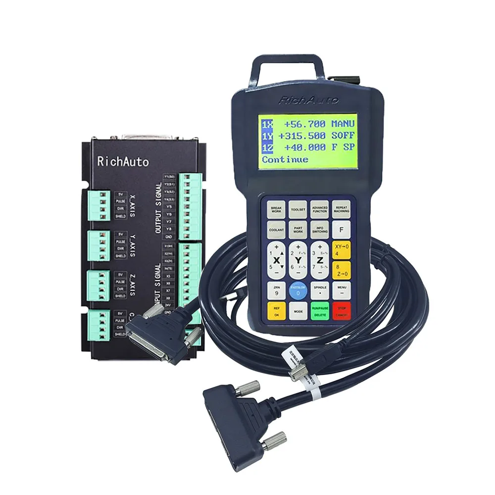 B11E CNC RichAuto DSP B11 CNC controller 3axis Motion Controller remote For CNC engraving English version