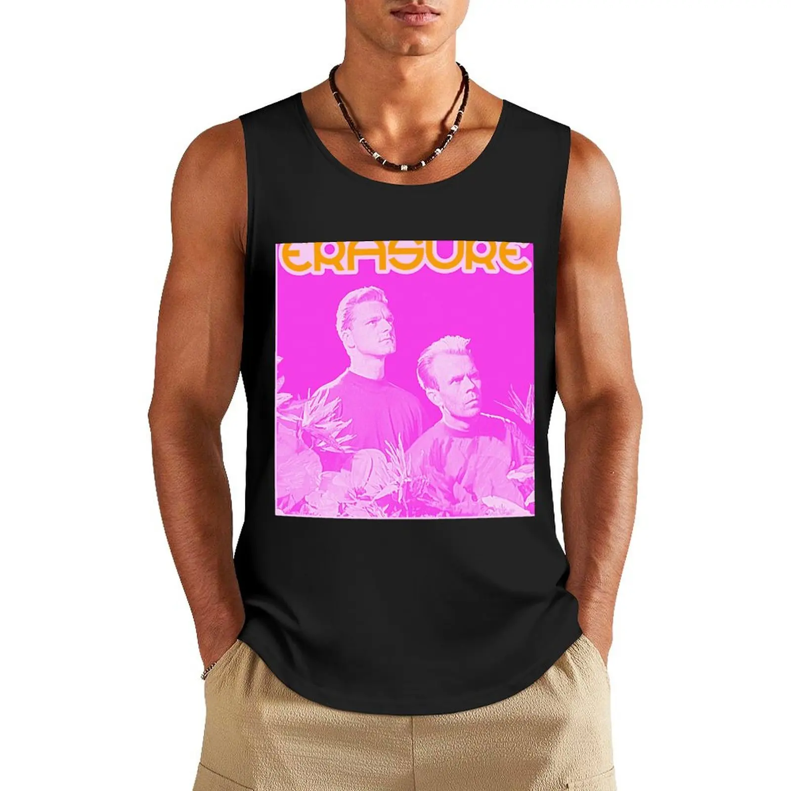 

Erasure 80s Retro Synthpop FanArt Tank Top Gym clothes Gym t-shirt man