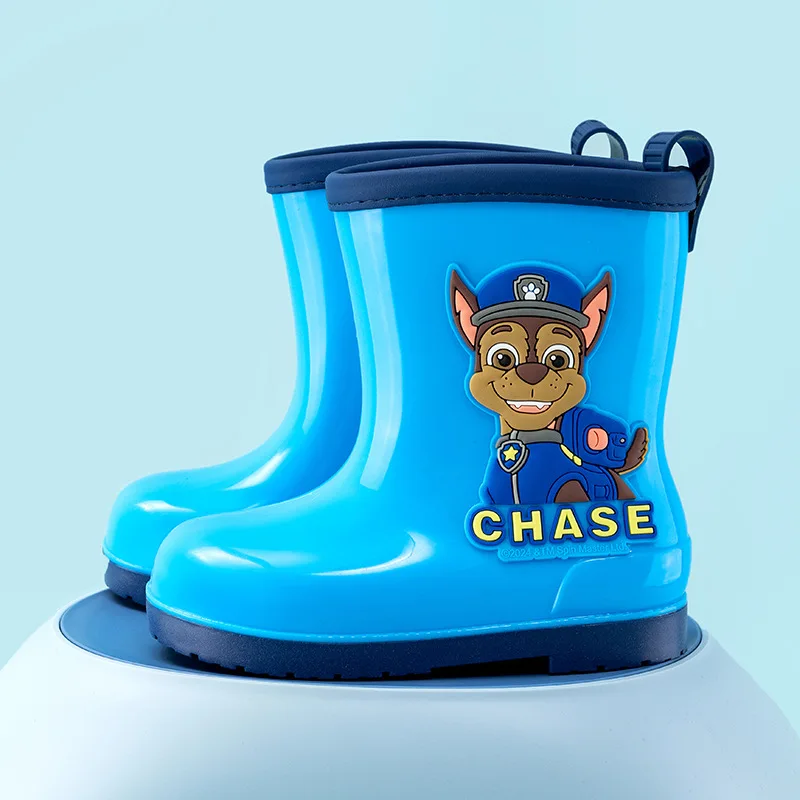 Paw Patrol Chase Children Rain Boots Baby Boys Girl EVA Non-slip Outdoor Cartoon Rain Boots Anti Slip Waterproof Water Boots