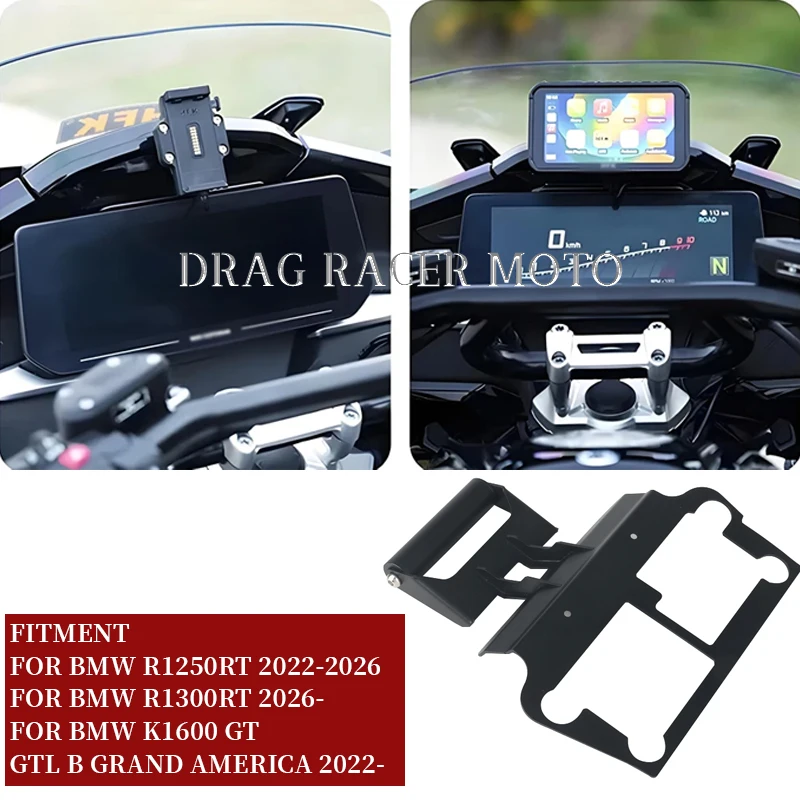 Suitable for BMW R1250RT R1300RT K1600 GT GTL B Grand Americr 10.25-inch instrument series dedicated bracket navigation bracket