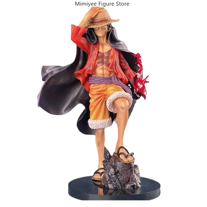 25 CM Een Stuk Luffy Staande Pose Anime Figuur Model Standbeeld Collectible Desktop Decoratie Gift