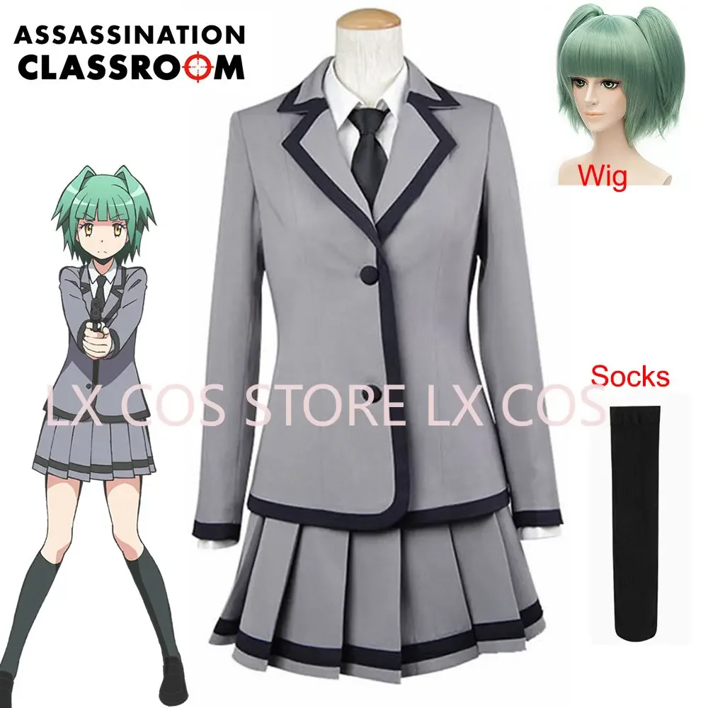 

Unisex Anime Cos Assassination Classroom Kayano Kaede Cosplay Costumes Outfit Halloween Christmas Uniform Suits Cos