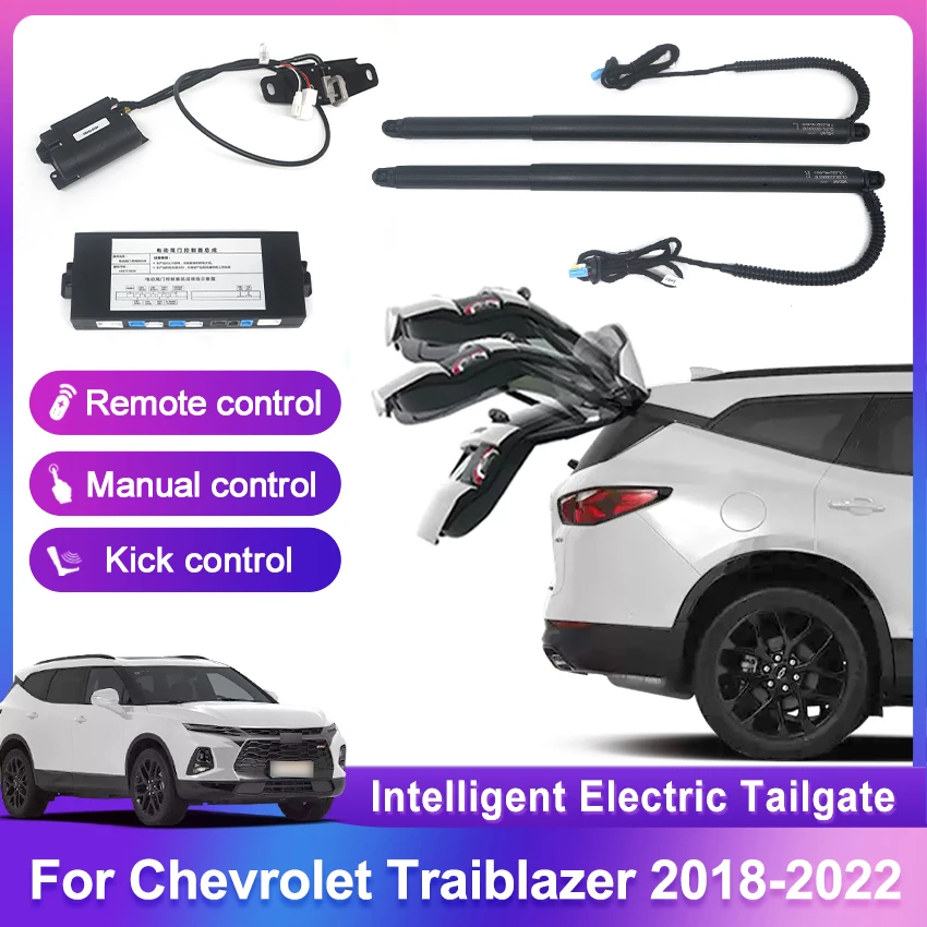 Electric Tailgate For Chevrolet Traiblazer 2018-2022 Car Power Trunk Lift Hatch Tail Gate Auto Rear Door Box Intelligent