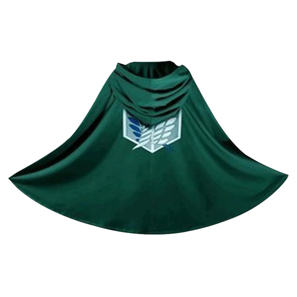 Fantasia Eren Jager Cosplay Traje para Homens e Mulheres, Survey Corps Cape, Attack on Titan, Disfarce, Roleplay Roupas