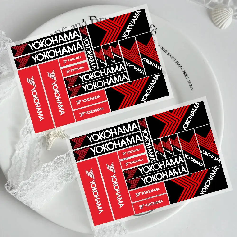 Y-YOKOHAMA-A Stickers Moto Sticker Auto Body Bumper Windows Motorcycle Laptop Walls Vinyl Decal Car Tuning Accessories
