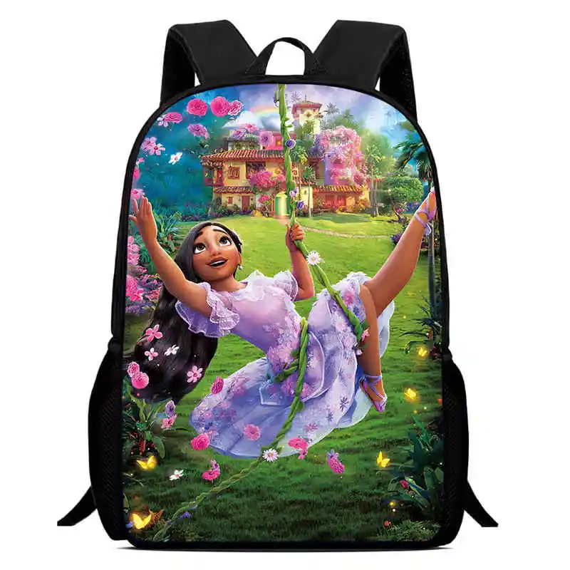 

Школьный рюкзак Mochila, школьные сумки ENCANTO с героями мультфильмов для девочек и мальчиков, прочный и легкий детский рюкзак для детского сада