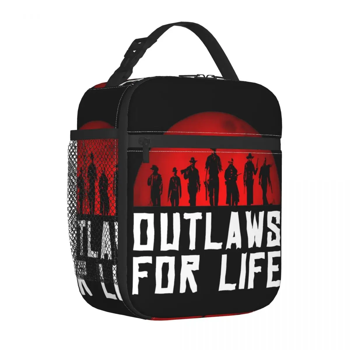 

Outlaws For Life Insulated Lunch Bags Portable Redemptions Reusable Thermal Bag Tote Lunch Box School Travel Food Handbags