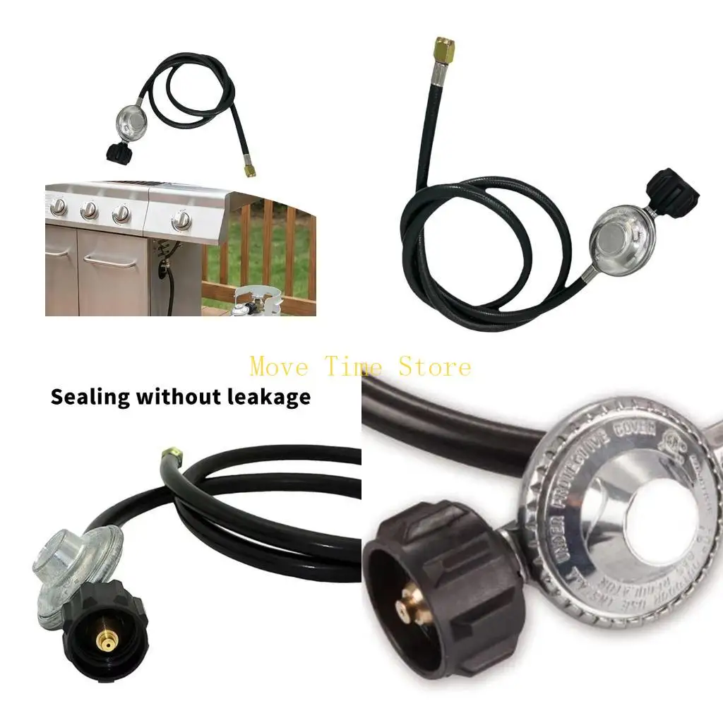 

92ME Gas Regulator with Hose Universal Gas Grill Regulator and Hose Enduring