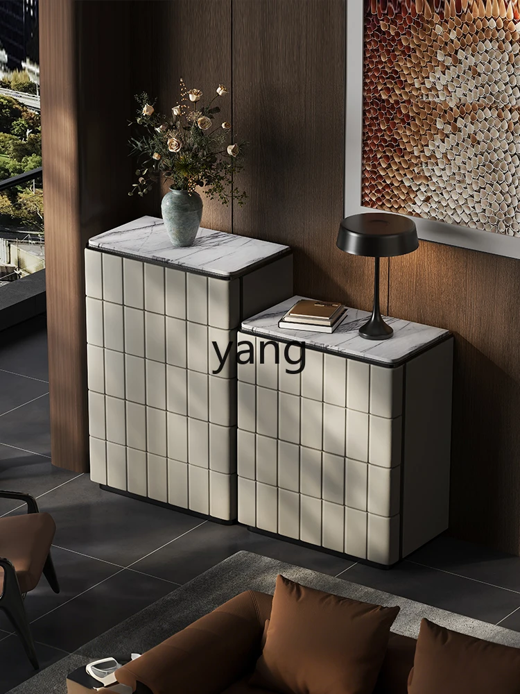 

LMM Italian minimalist chest of drawers bedroom modern minimalist light wall storage bedside table