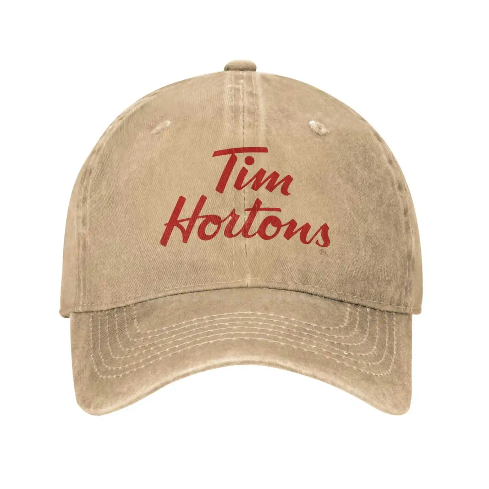 

Tim Hortons Logo Print Graphic Casual Denim cap Knitted hat Baseball cap