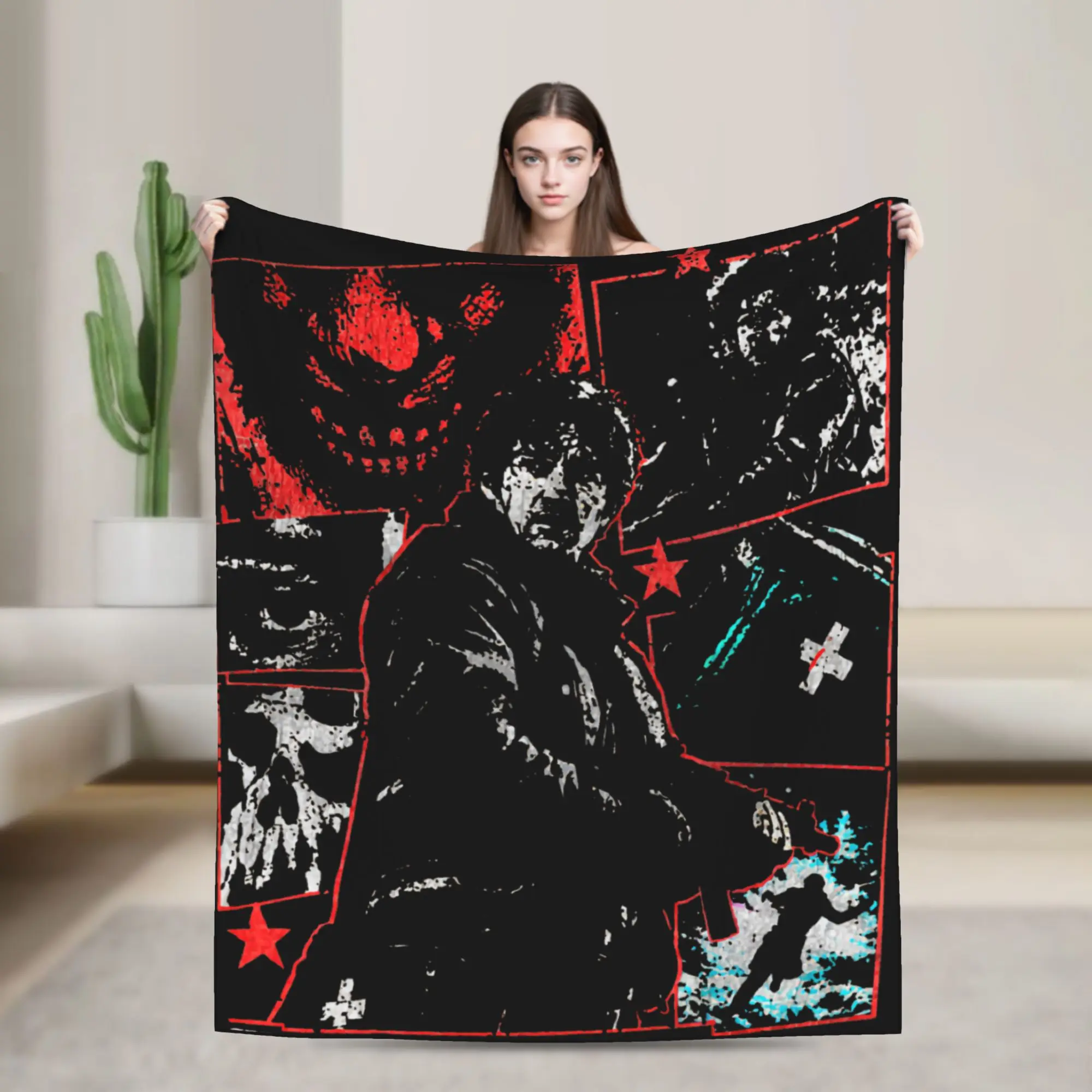 Bryan Zach-Cregger 2026 RE Movie Blanket  Fuzzy Vintage Warm Throw Blanket for Bedding Lounge Autumn/Winter
