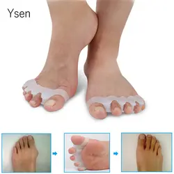 Bacaklar için 4 delik silikon pedikür ayak bakımı pedikür aracı parmak ayak ayırıcı bölücü başparmak Bunion Hallux Valgus koruyucu