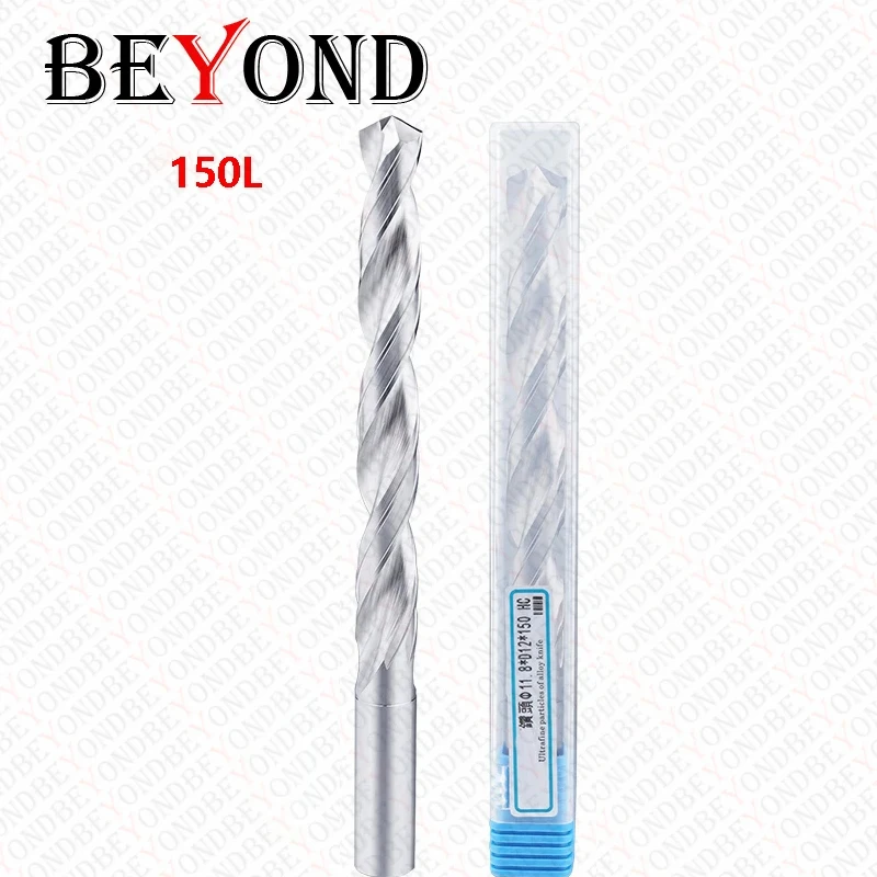 BEYOND Twist Dril Lengthened 150mm Tungsten Steel Superhard Straight Shank Bit Solid Carbide Drilling 3mm 5mm 6mm 8mm 10mm 20mm