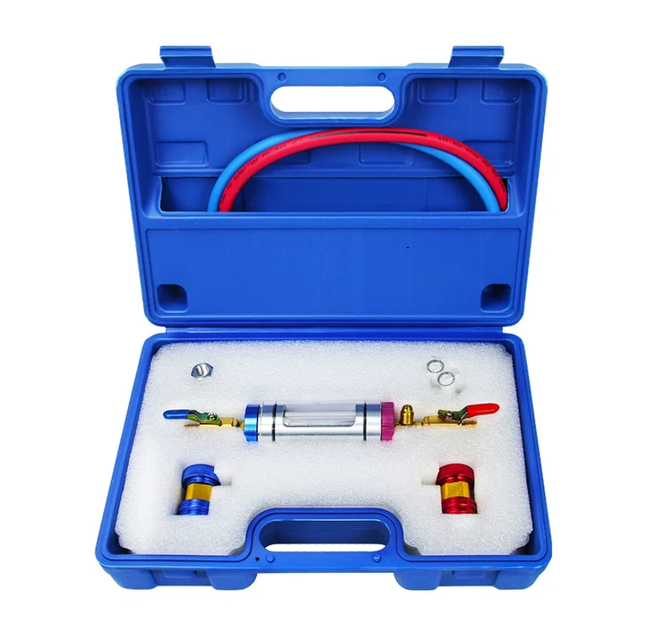 Automotive Air Conditioning Refrigerant Oil Analyzer Compressor Oil Filter for Air Conditioning System Oil Filter Test Tool