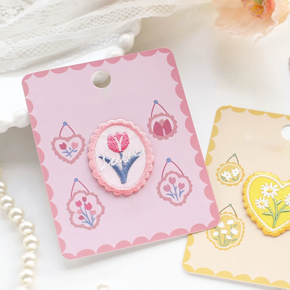 1 قطعة عصا على شارة مطرّزة الكرتون ليتل ديزي توليب بطة الأغنام ملصقات الملابس DIY الملحقات #3