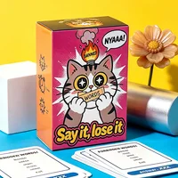 Funny Party Card Game Board Games with Trap Mechanism 'Say It, Lose It', Social Deduction Reaction Game for Family and Friends