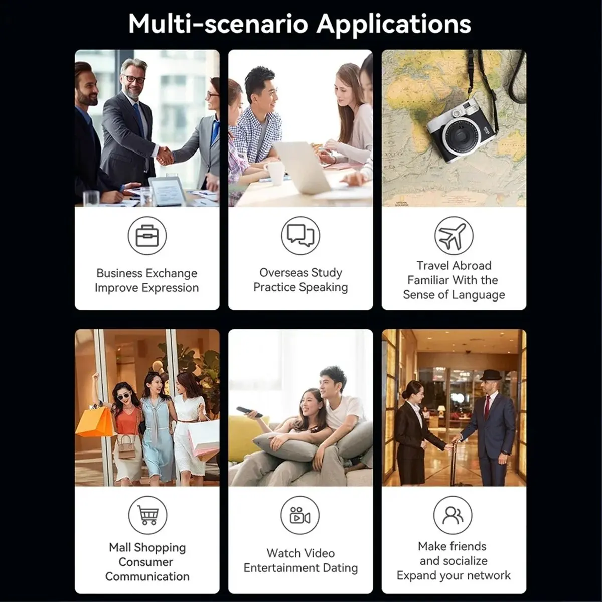 【DT56】M30 Smart Voice Translator 139 Online Languages 14 Offline WIFI Photo Recording Dictionary Translation Business Travel
