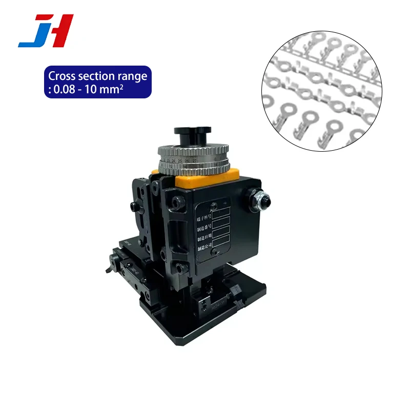 Universal Crimping Machine JH-09H029 Compatible with KOMAX/AMP/MECAL Dies for 0.08-10mm² Wires&1-28mm Pitch Terminals