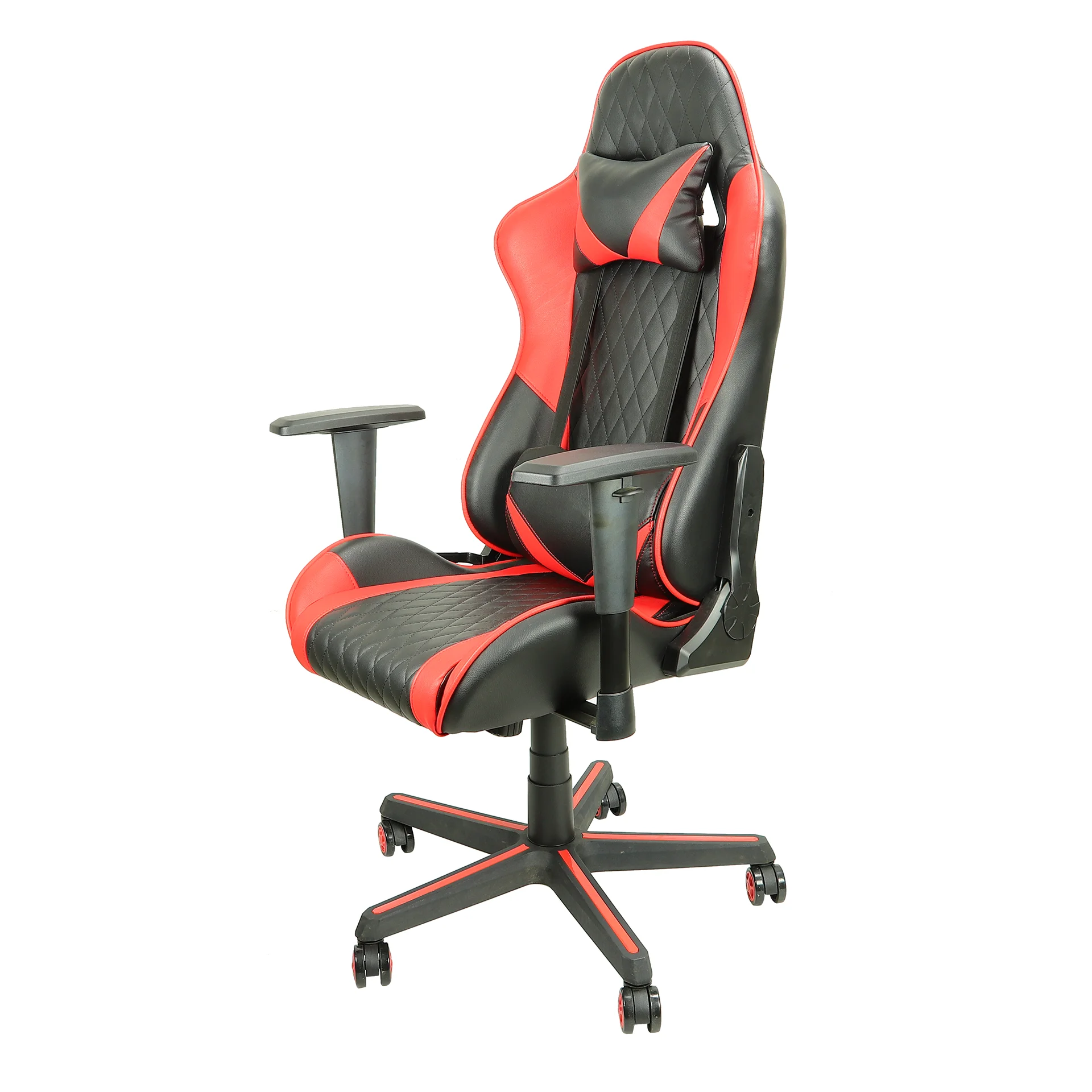 YYHC Adjustable Ergonomic Chair Gaming Office Chair Black&Red Pu Leather Rocker Computer Pc Gaming Chair