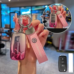 TPU Car key case Fob Cover for volkswagen vw magotan polo golf 4 3 6 5 6 mk6 passat b5 b6 b8 b7 touran bora tiguan jetta lavida