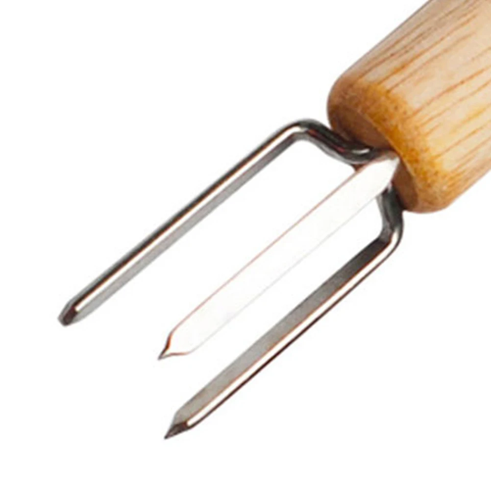 

10Pcs Stainless Steel Barbecue Forks 304 Steel Wooden Handle Corn Meat Grill Cooking Tools Reusable Bbq Kitchen Utensils