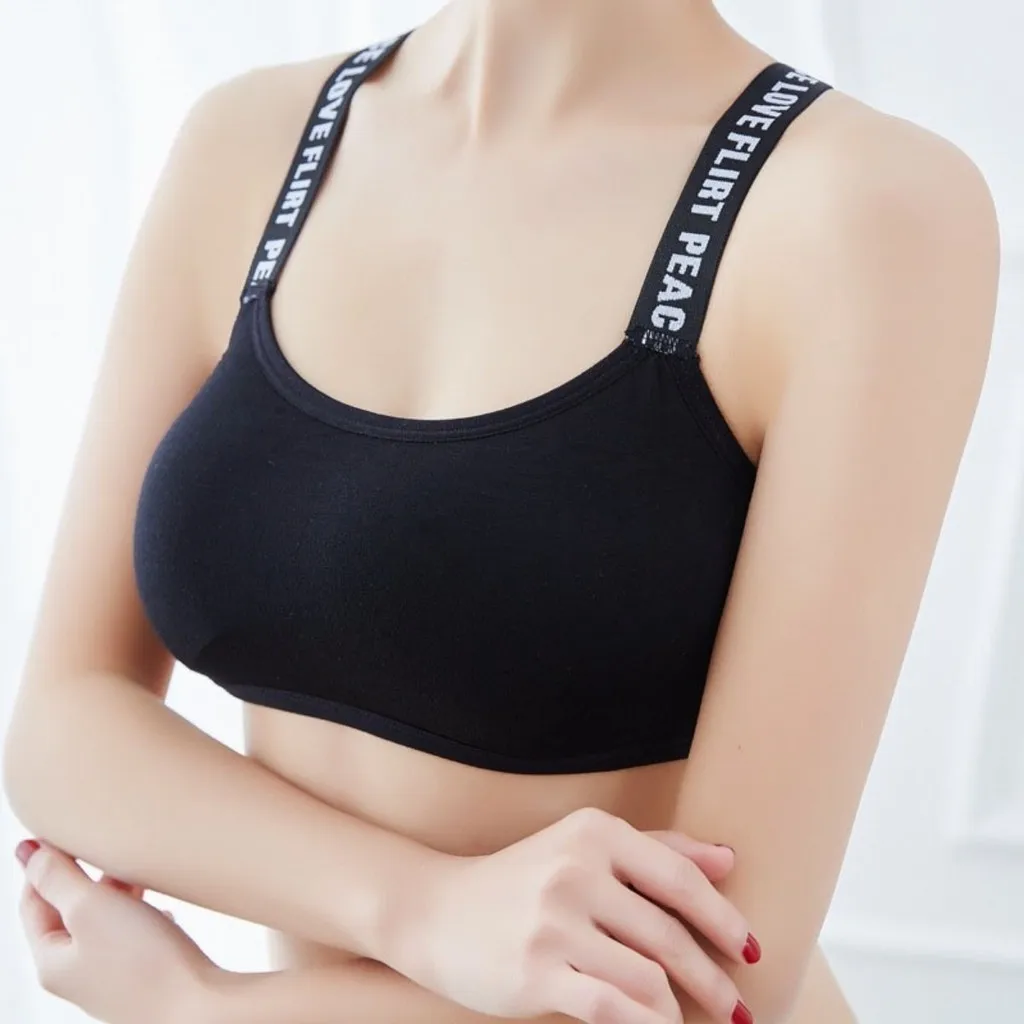 Freesize Wireless Bra for Women Push Up Bra Black/White