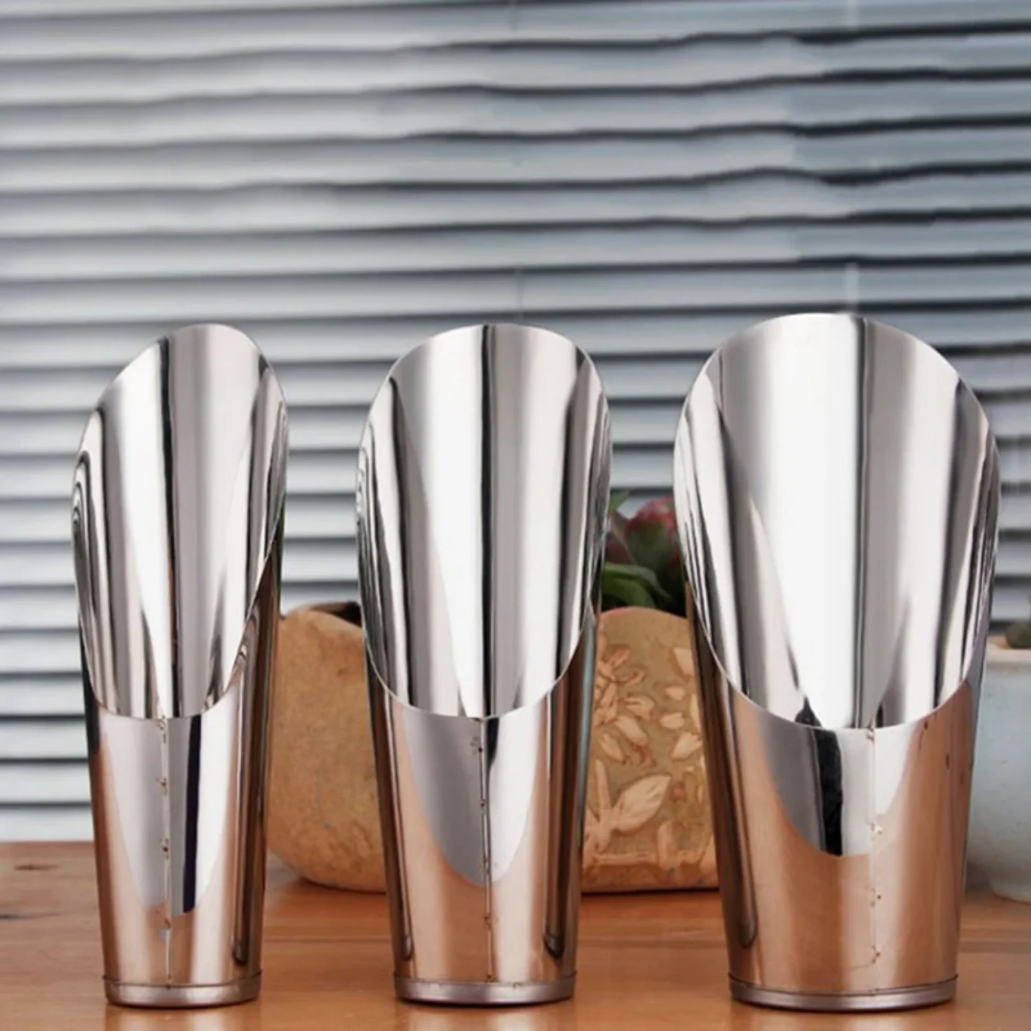 스테인리스 스틸 양동이 삽 재배 다육, DIY 화분 분재 식물 도우미, 토양 파기, 가정용 정원 도구, 1 PC