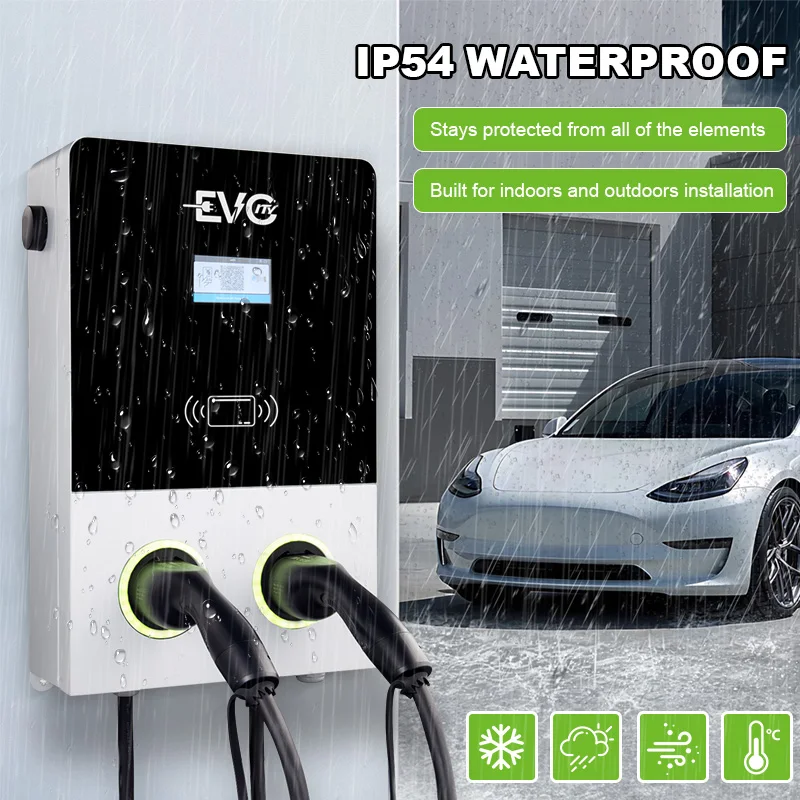 commercial ev charging pile OEM ODM ev car charger charging station dc electric vehicle wallbox 14KW 44kw type 2