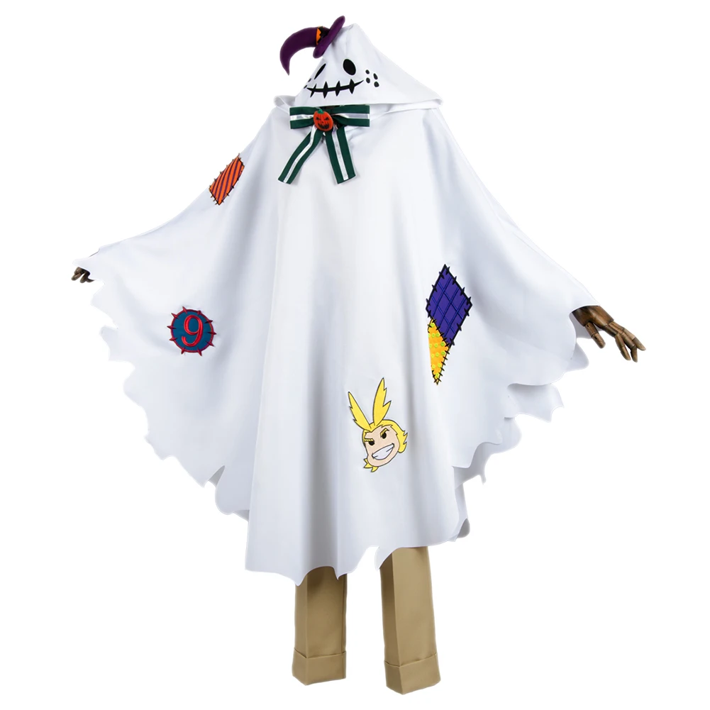 Disfraz de Anime My Boku no Hero Academia, Izuku Midoriya, capa con capucha fantasma para Halloween