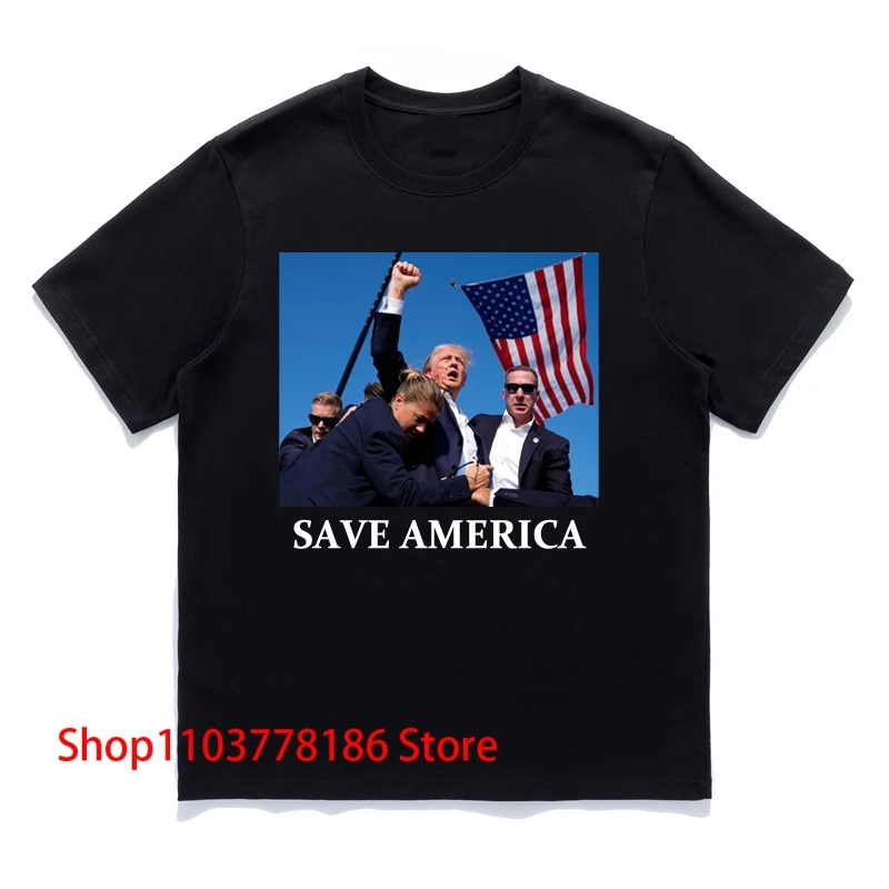 

Fashion Summer Cotton O-Neck Short Sleeve Casual Mens T Shirts Donald Trump Supporters Print T-Shirt Clothing