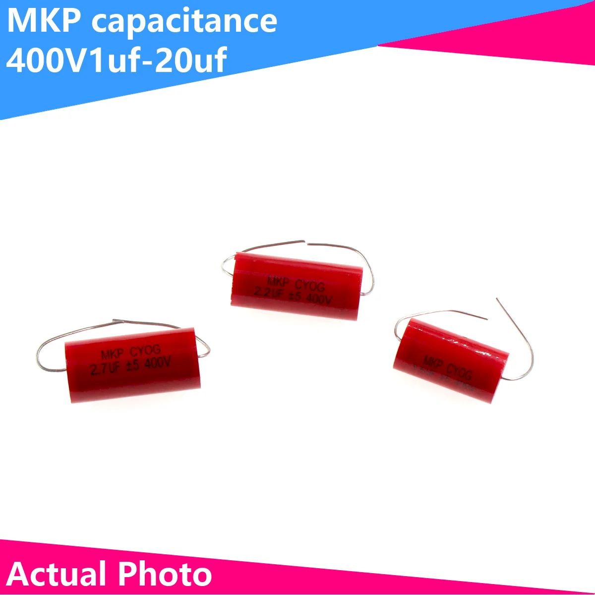 High pitch fever in the divider MKP capacitor 105 225 475 685 106 206 156 1UF 2.2UF 3.3UF 4.7UF 6.8UF 10UF 15UF 20UF 400V