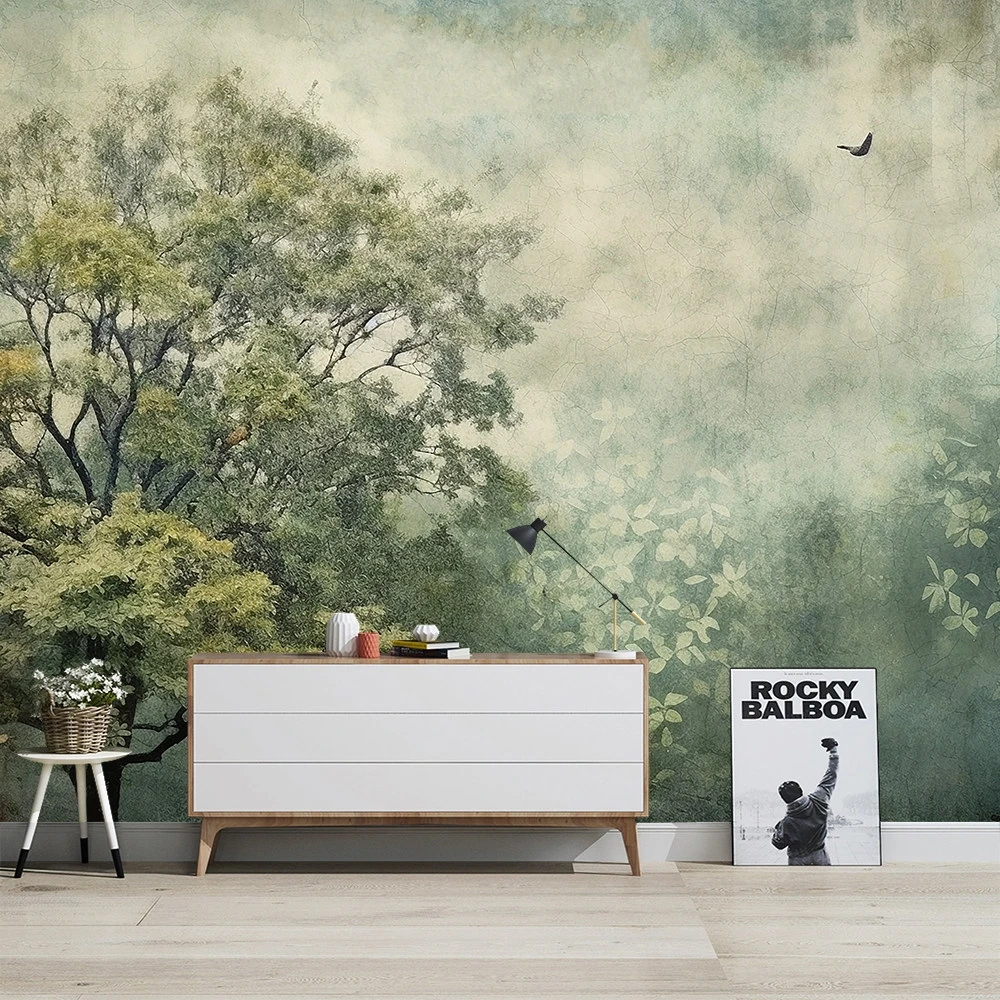 Custom papel de parede 3D Sofa background wall cloth garden lover wall paper TV background wall wallpapers for living room mural