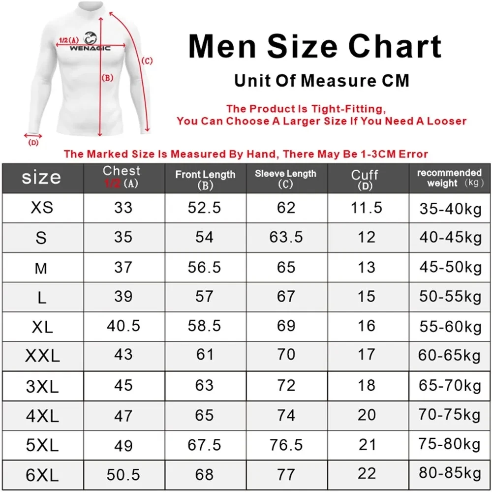 2023 Men\'s Long Sleeve Surfing Shirt Rashguard UV Protection Lycra Swimwear UPF Diving Suit Gym Cheerful Clothes