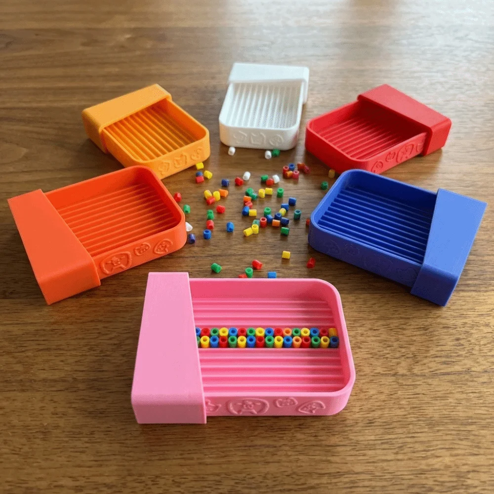 3D Printing Fuse Beads Picking Tray 2.6mm Precision Bead Sorting Tray DIY Efficient Collage Beans Shovel Handmade Accessories