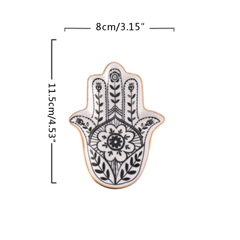 Storage Trays Jewelry Tray Trinket Dish Ring Dish Ceramic Trinket Plate Small Decorative Jewelry Plate Gift for Girl Mom image 6