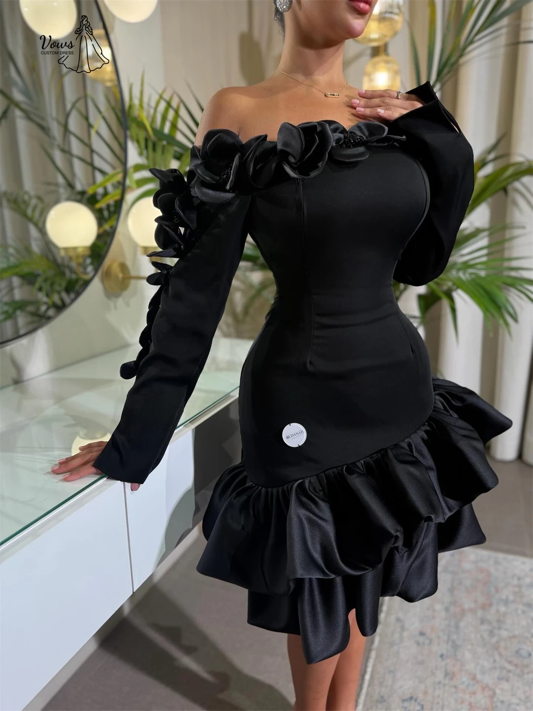 Vows Avondjurken Bruiloftsgast Jurken Woman Line A Jurken. Voor. Vrouwen bruiloft feestjurk op maat gemaakte galajurk 2025 gala