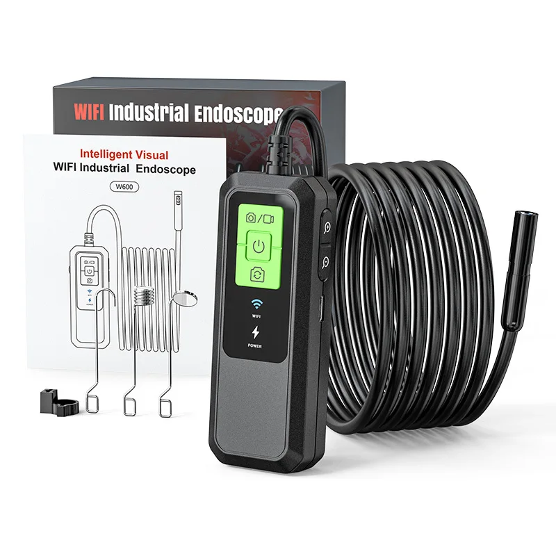 

New single and double head industrial endoscope, pipeline endoscope three-in-one mobile phone computer