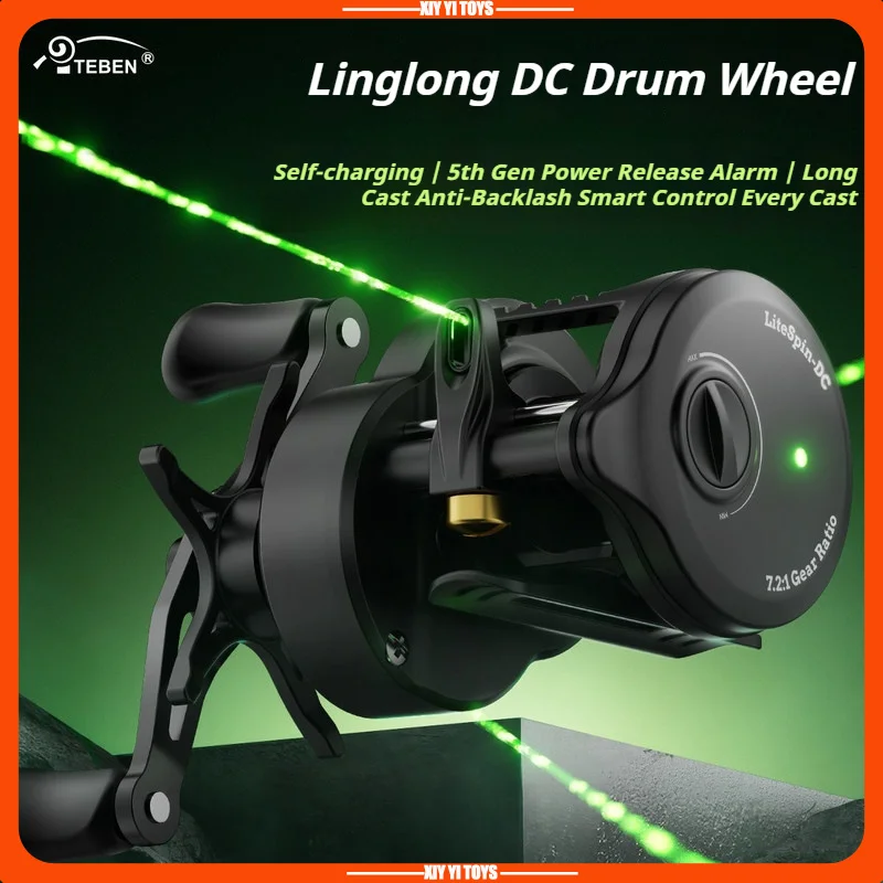 moulinet-de-peche-a-tambour-teben-linglong-black-dc-universel-longue-portee-anti-explosion-auto-chargeant-pour-lancer-et-lancer-a-distance