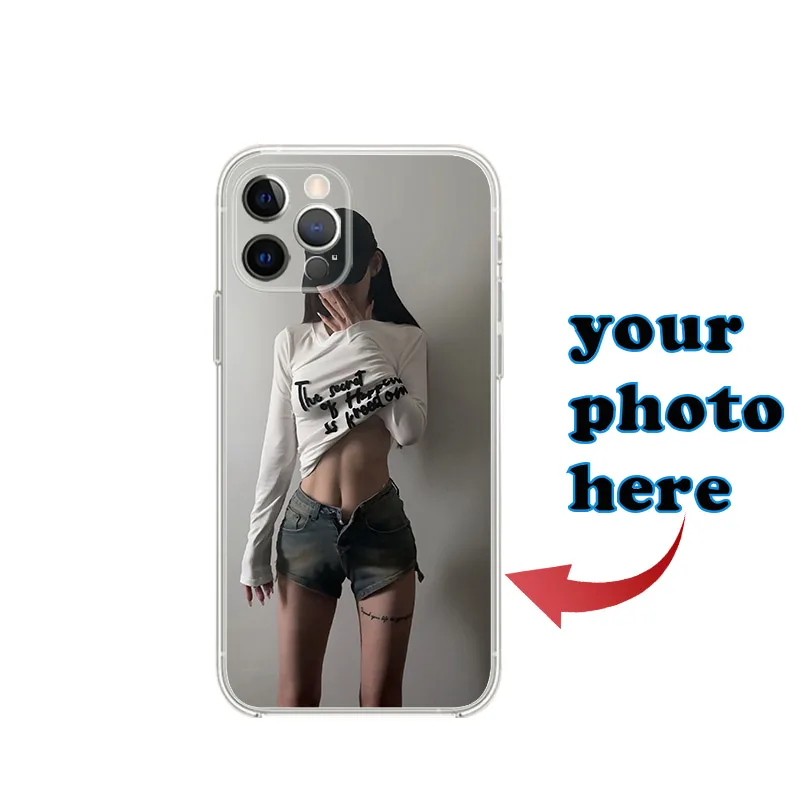 Customized DIY photos Phone Case For iPhone 17 16 15 14 13 12 11 Pro Xs Max SE 2020 2022 X XR Air 6s 7 8 Plus 16e TPU Soft Cover view 4