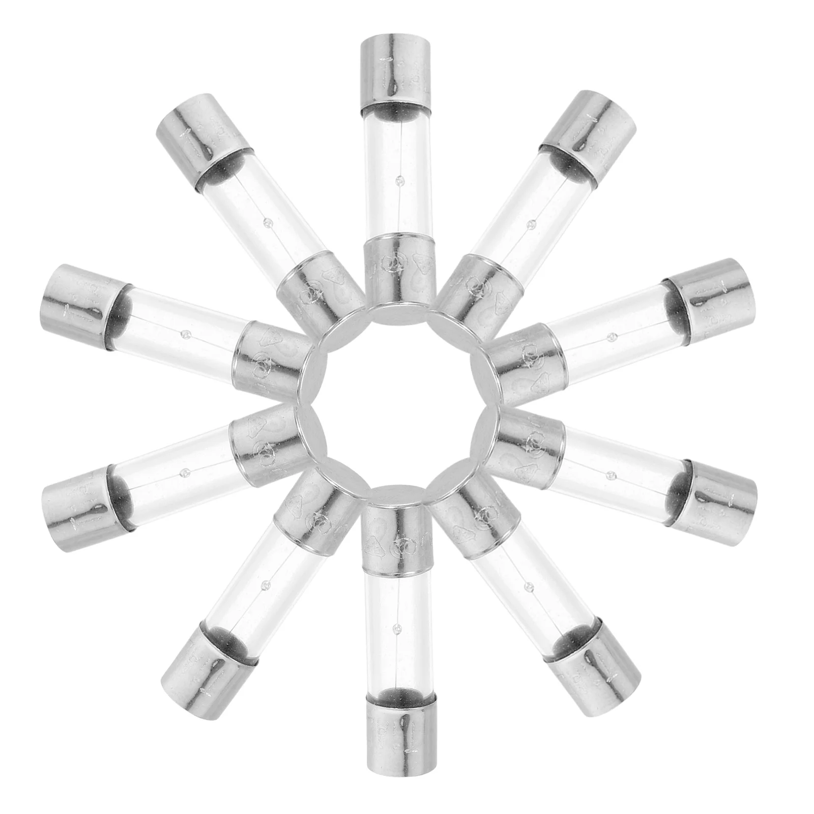 

20Pcs 5x20mm Slow-Acting Glass Tube Fuses Reliable Multimeter Fuse Replacement for Circuit Overload Protection