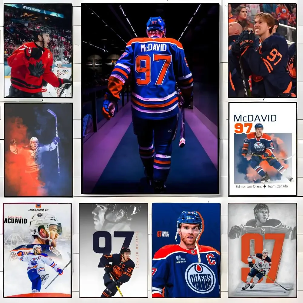 Athlete C-Connor McDavid Poster Wall Art Print Art Suitable For Living Room Bedroom Bar Parlor Home Decor Gift