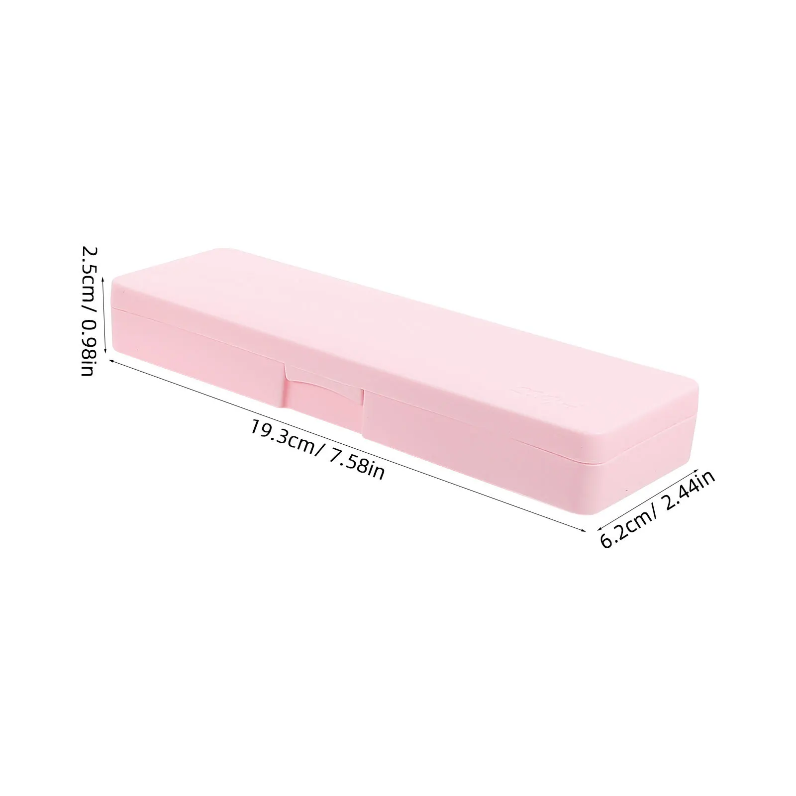 4 قطع من صندوق أقلام الرصاص البلاستيكي المتين وخفيف الوزن للأقلام وأقلام الرصاص وحقيبة تخزين محمولة للطلاب #6