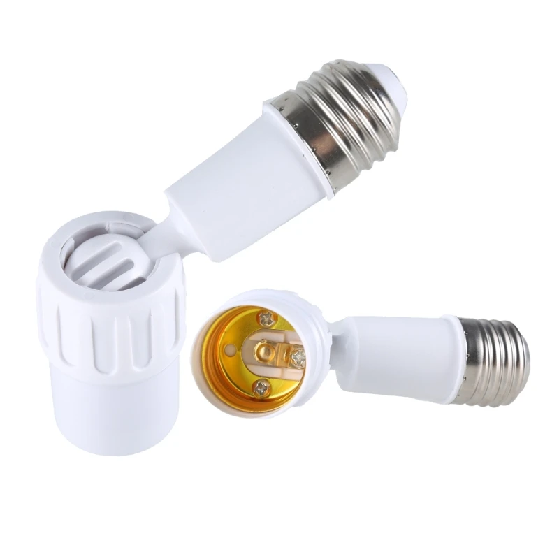 E27 to E27 Socket Extender Rotatable Light Fixture Adapter for LED Incandescent 594A