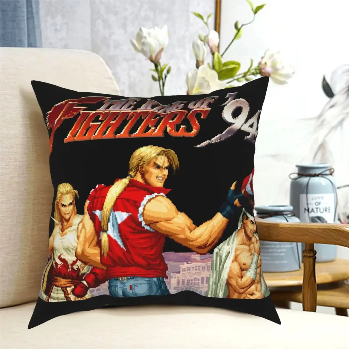 The King Of Fighters \'94 Neo Geo Pillowcase Soft Fabric Cushion Cover Decoration Throw Pillow Case Cover Home 40X40cm