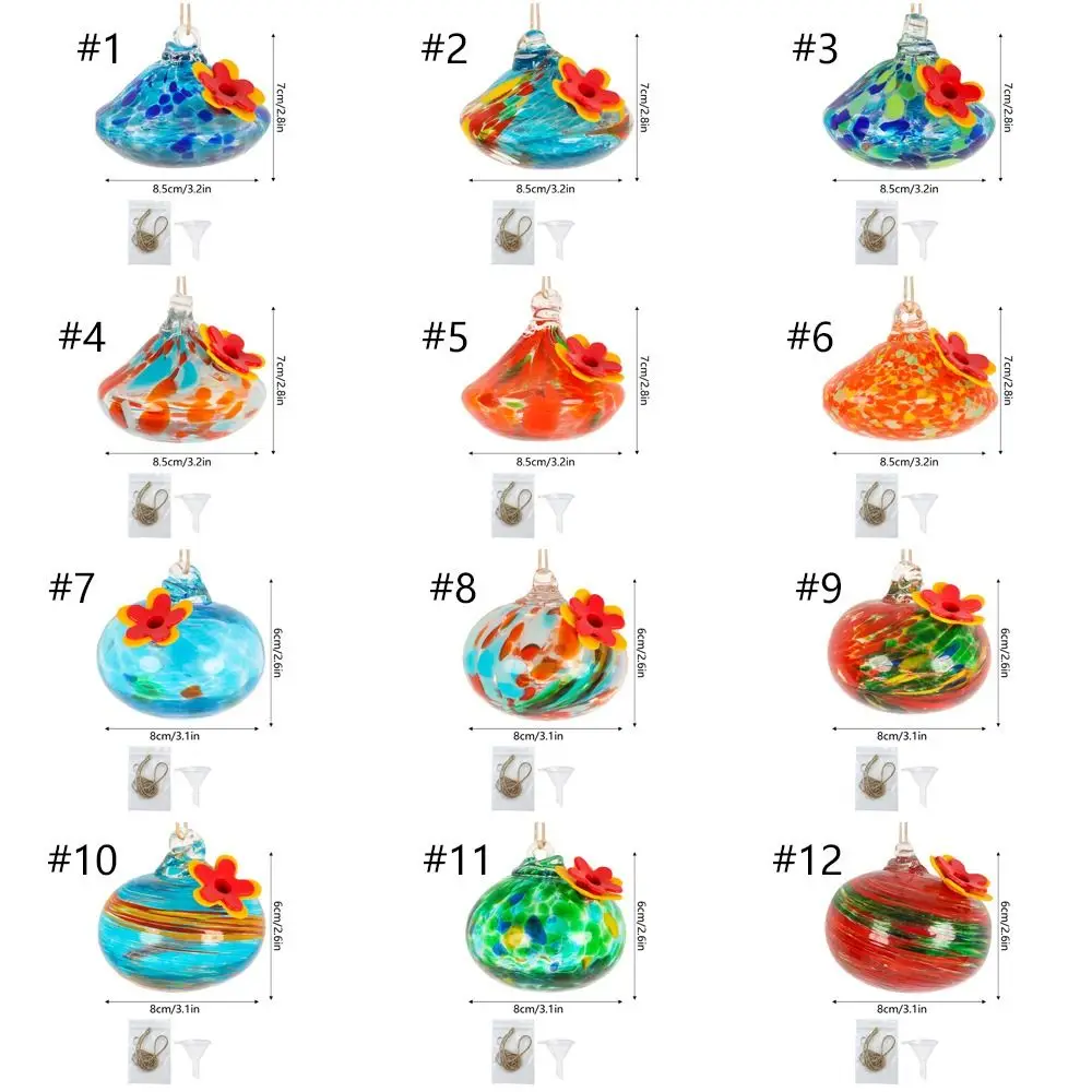 Comedero creativo de colibrí en forma de gota, bola de cristal colgante para pájaros, alimentador automático, práctico contenedor de agua para jardín y patio
