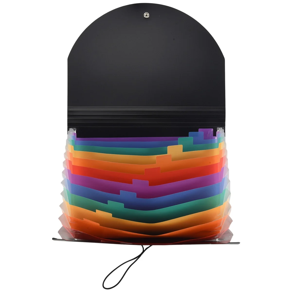 Organizer na dokumenty 13 kieszeni Rozszerzana teczka z siatkową torbą i kolorową etykietą 13-miesięczny organizer na paragony w formacie A4