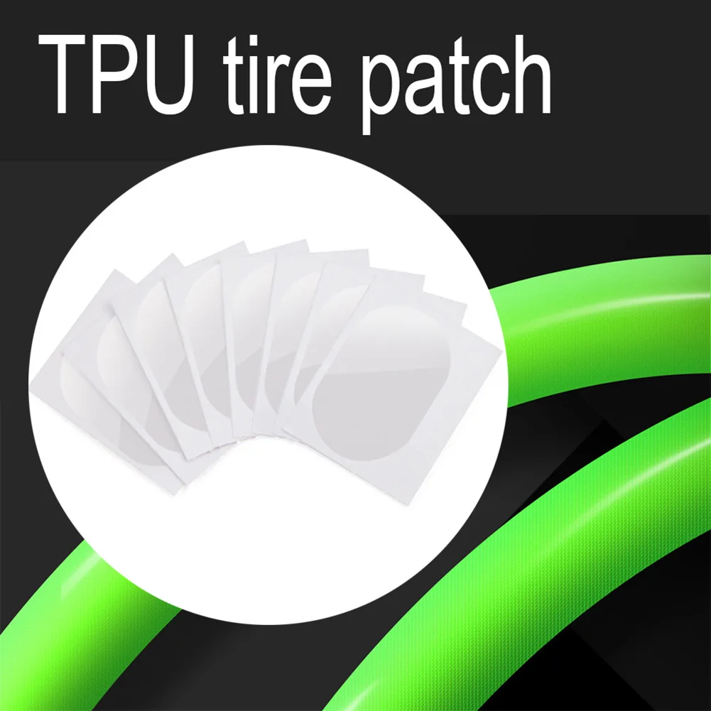 Bike Repair Patches Easy DIY Bike Repair TPU Puncture Repair Patches and Glue for Bicycle Tyres Tires and Inner Tubes