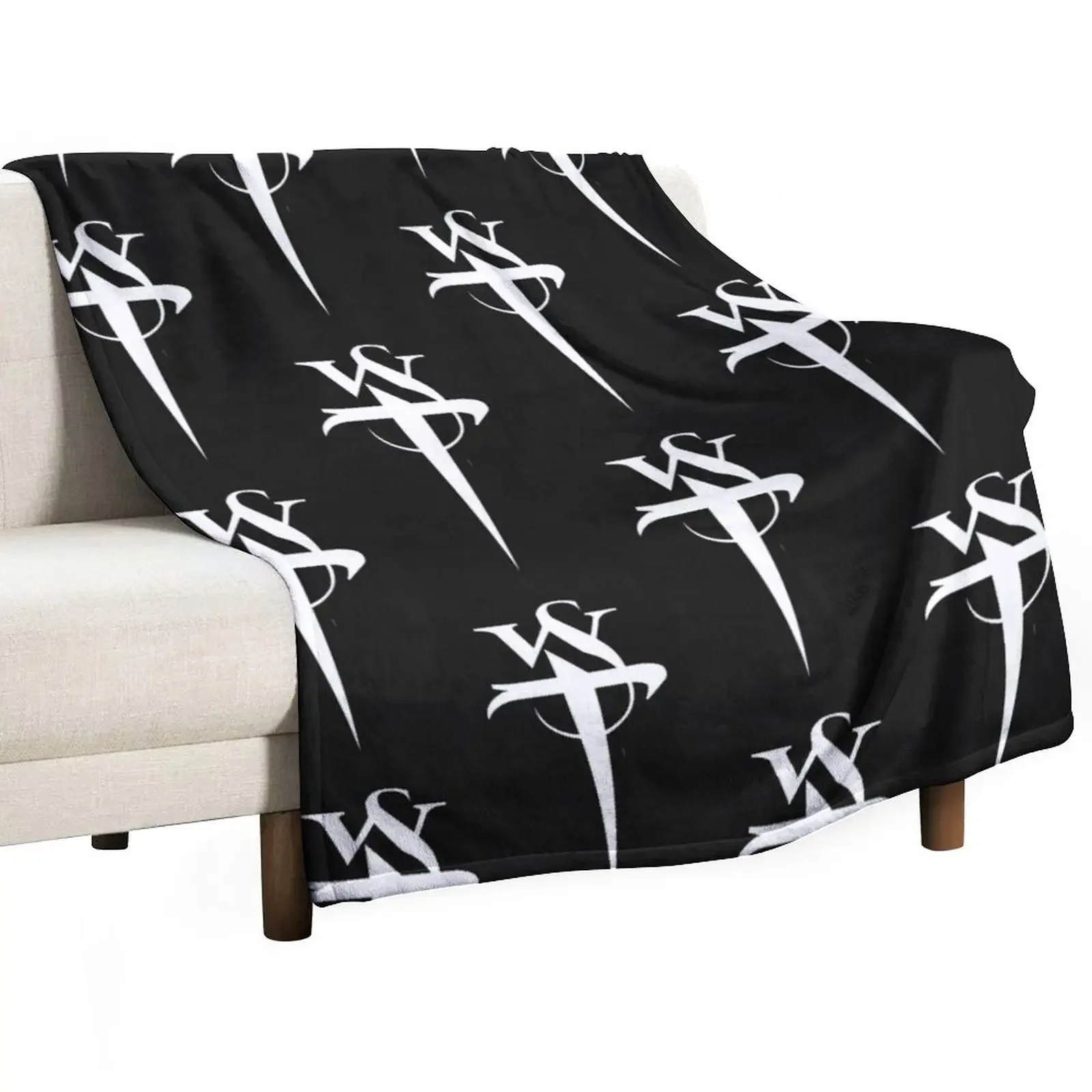 Stabbing Westwared Classic Dagger Logo Throw Blanket Loose Plaid on the sofa Blankets