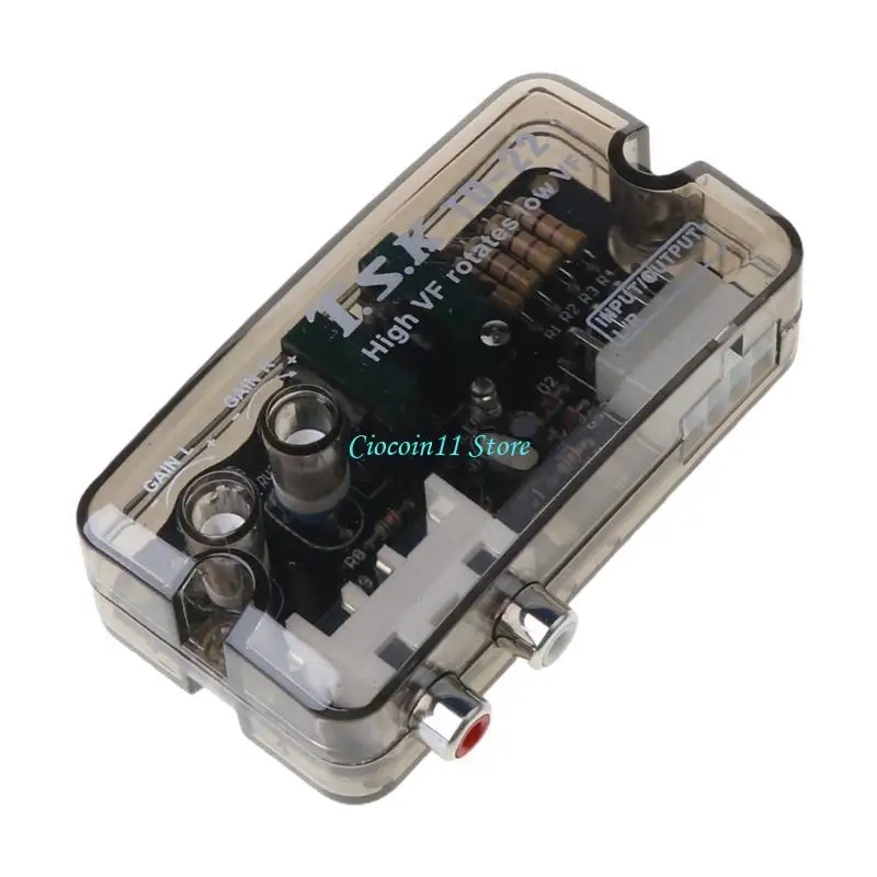 Y1UB Car High to Low Frequency Converter Auto Stereo Line Speaker Level Adapter